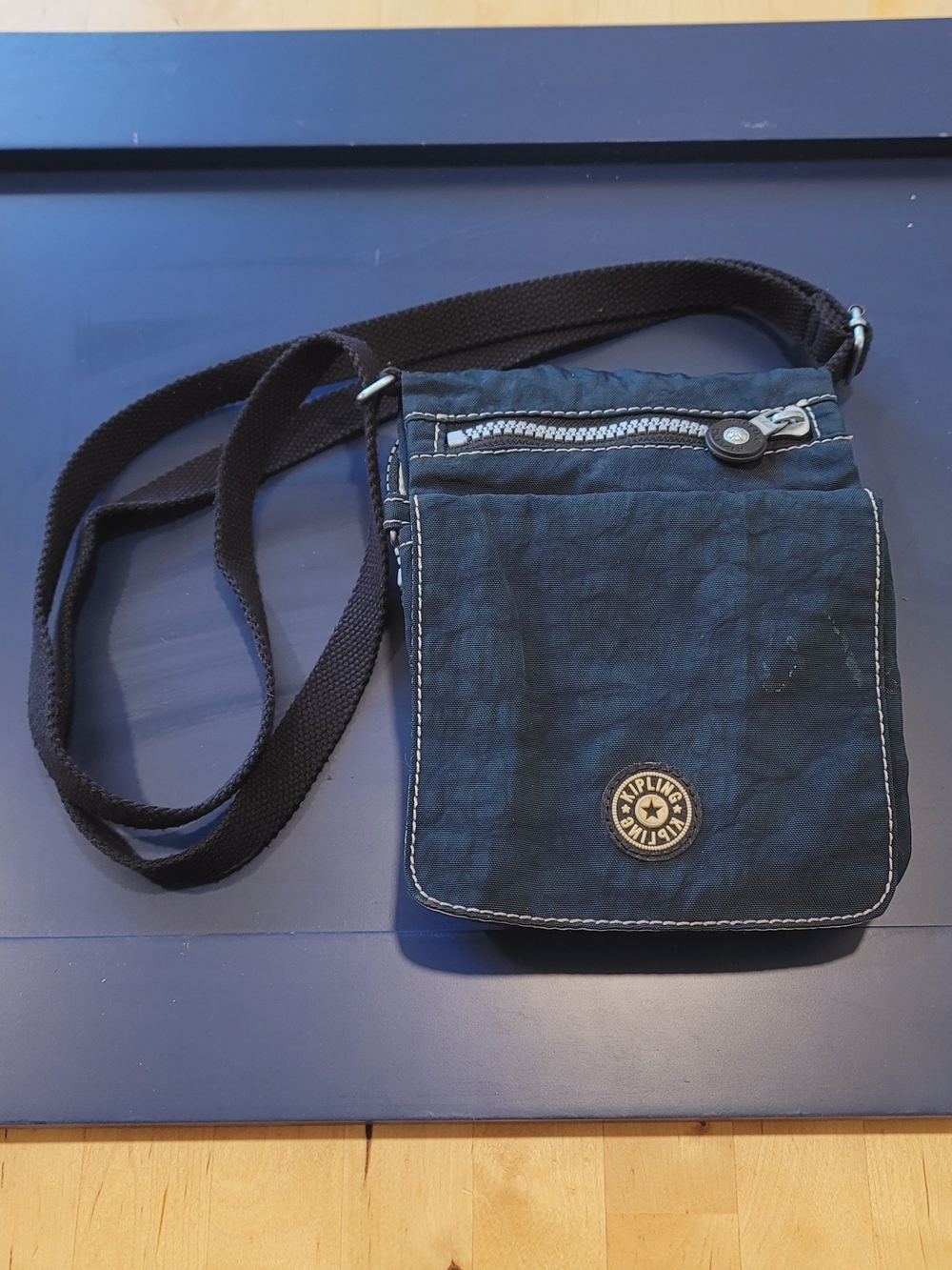 Dark Navy Blue Kipling Eldorado Crossbody Bag